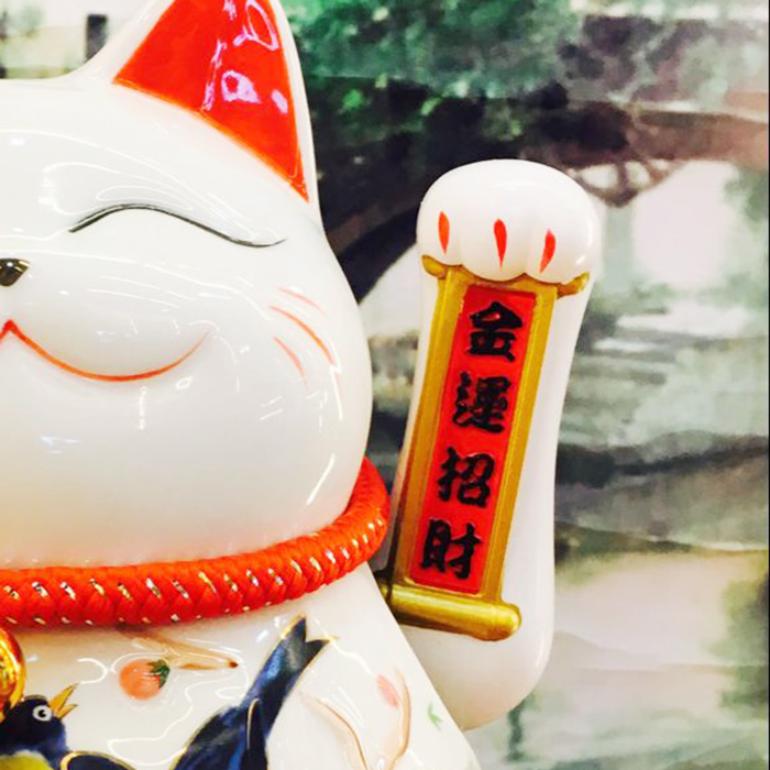 mèo vẫy tay niên niên phát tài 9009