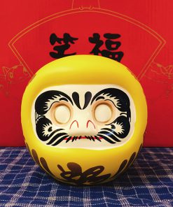 Búp bê Nhật Bản Daruma cầu tài - không tròng 10cm