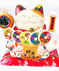 Mèo vẫy tay-Khai vận tài lộc-25cm