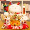 Mèo vẫy tay-Tiền vàng đầy hũ-25cm