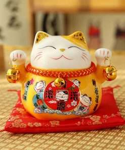 Mèo thần tài Vạn Sự Cát Tường - 10cm