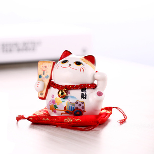 Mèo thần tài cầu phúc