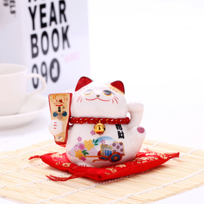 Mèo thần tài cầu phúc