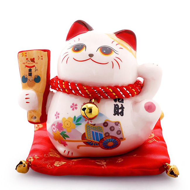 Mèo thần tài cầu phúc
