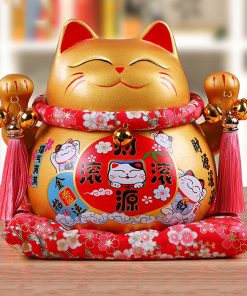 Mèo thần tài vàng Buôn May Bán Đắt 