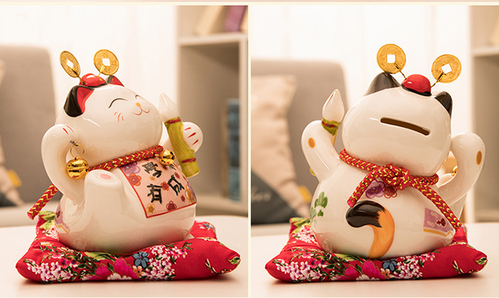 Mèo thần tài Vạn Sự Hanh Thông