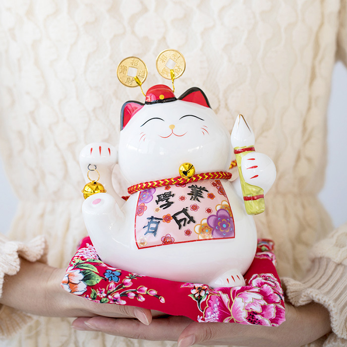 Mèo thần tài Vạn Sự Hanh Thông