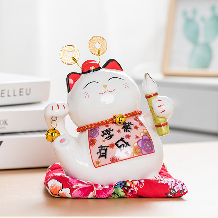 Mèo thần tài Vạn Sự Hanh Thông