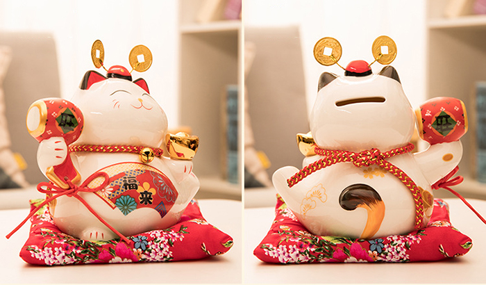 Mèo thần tài Đại Cát Đại Lợi 