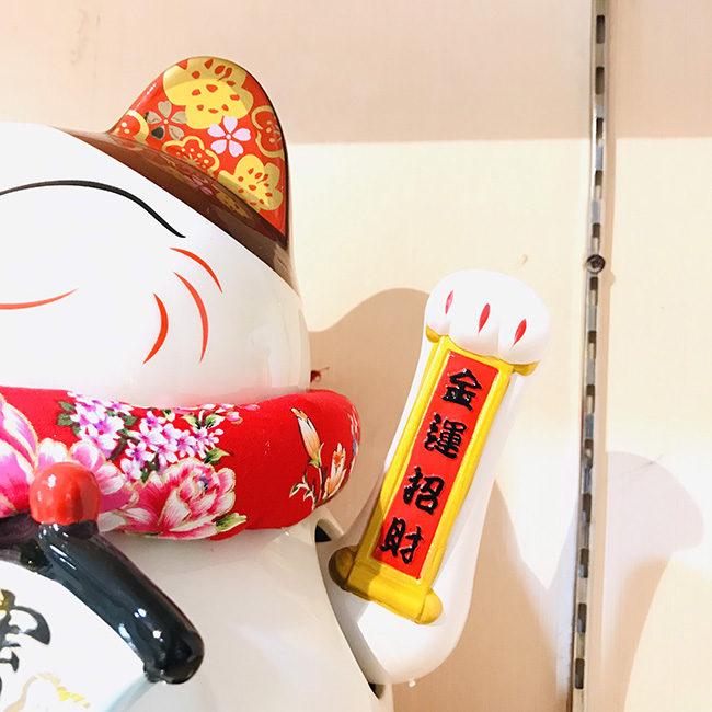Mèo vẫy tay - Kim vận chiêu lộc 32cm
