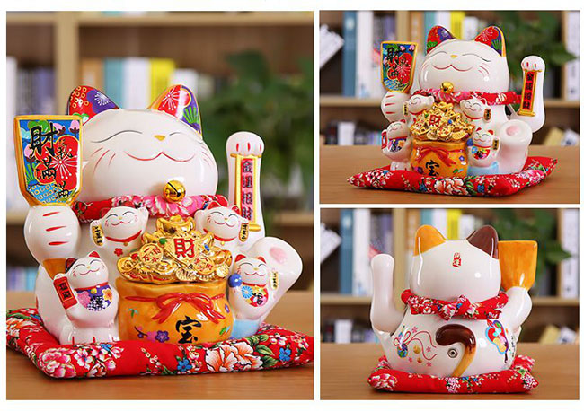 Mèo vẫy tay - Tiền vàng đầy hũ