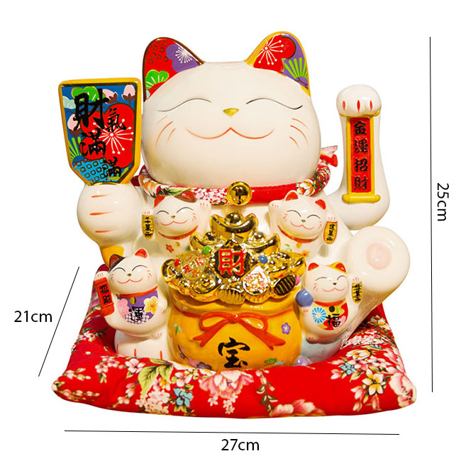 Mèo vẫy tay - Tiền vàng đầy hũ