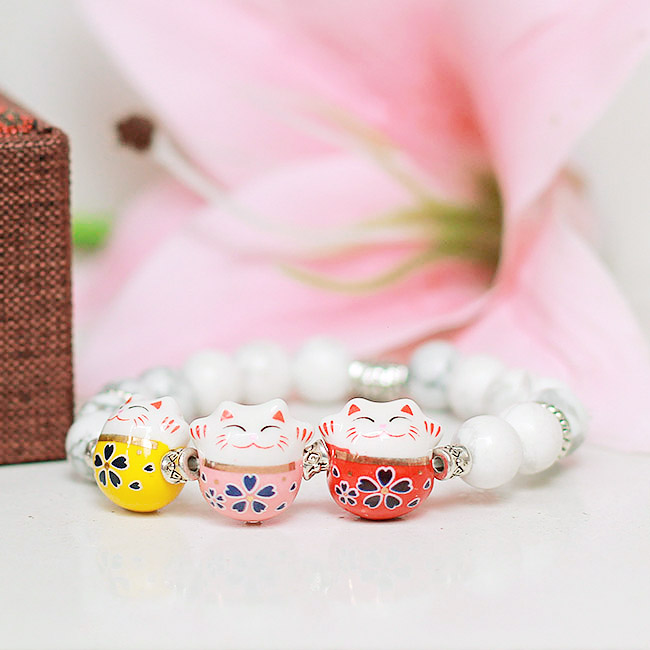 Vòng tay đá howlite