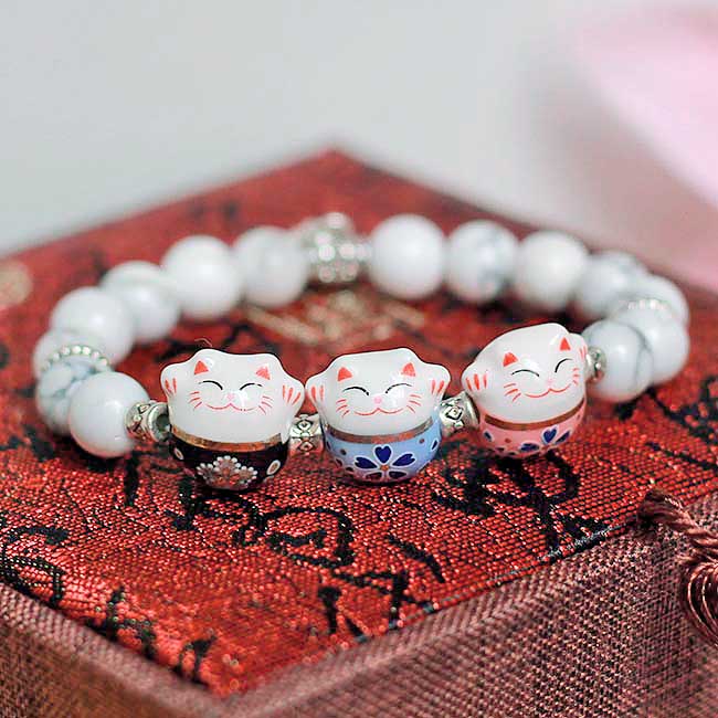 Vòng tay đá howlite