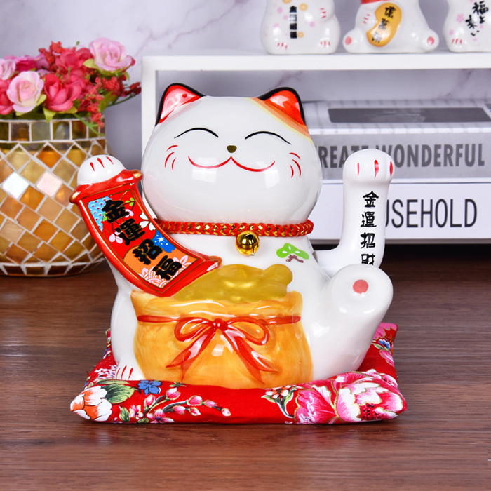 Mèo vẫy tay chiêu tài chiêu phúc 