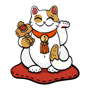 minh họa của Maroki neko với vồ
