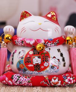 Mèo thần tài Lộc Tài Như Ý - 14cm