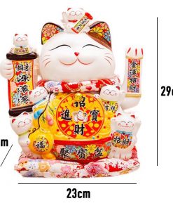 Mèo vẫy tay Lộc tài lợi tiến 0845 - 29cm