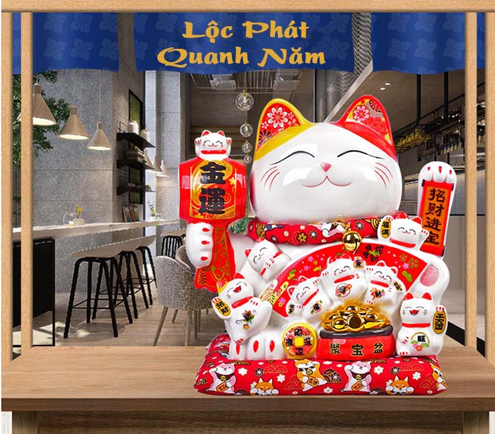 Mèo vẫy tay Lộc Phát Quanh Năm