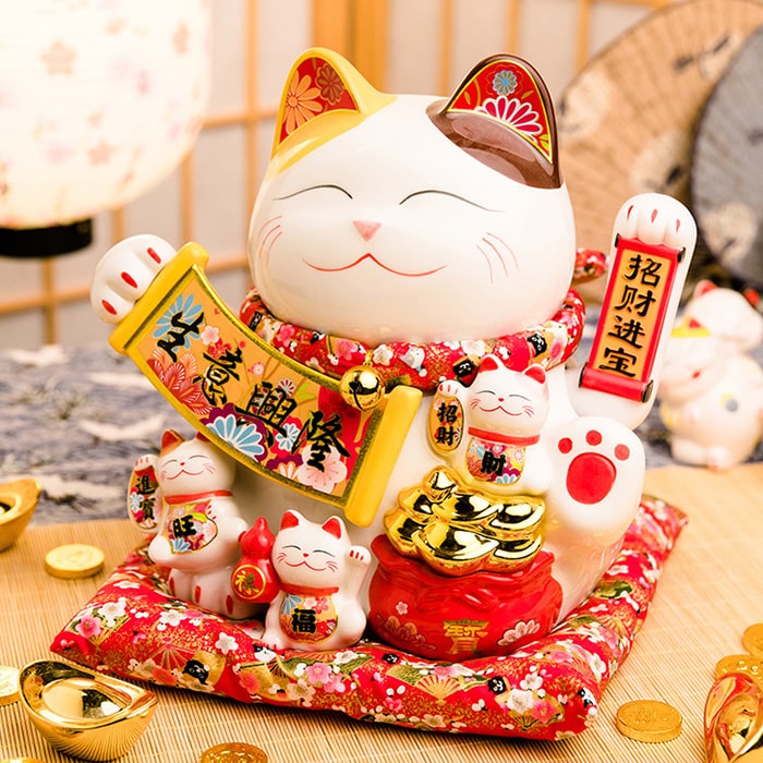 Mèo vẫy tay Tiền Tài Tấn Tới