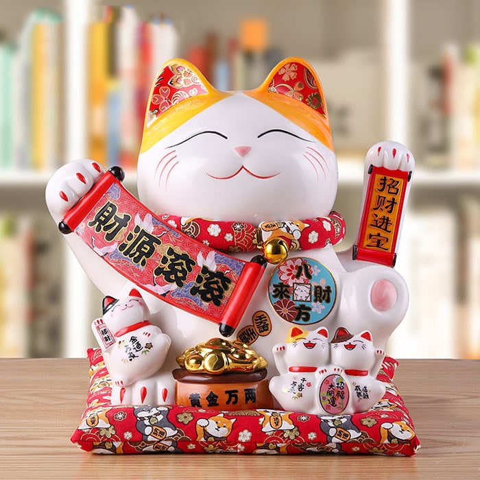 Mèo tay vẫy Tiền Vào Cuồn Cuộn
