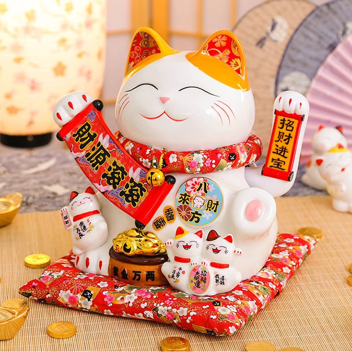 Mèo tay vẫy Tiền Vào Cuồn Cuộn
