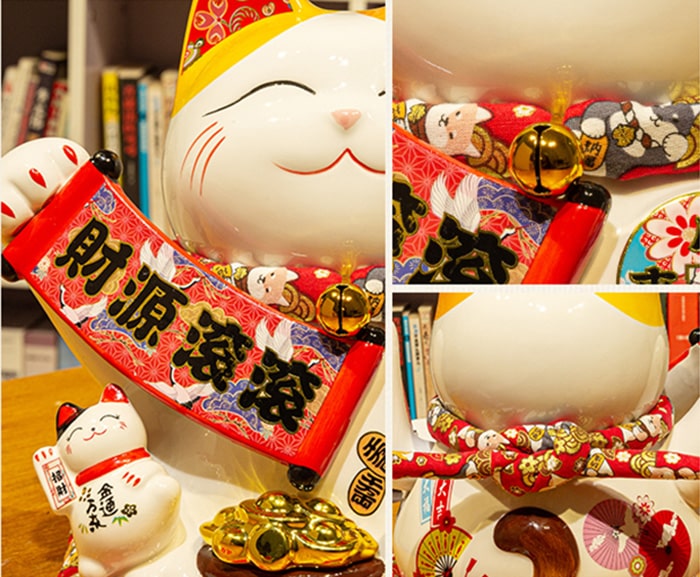 Mèo tay vẫy Tiền Vào Cuồn Cuộn