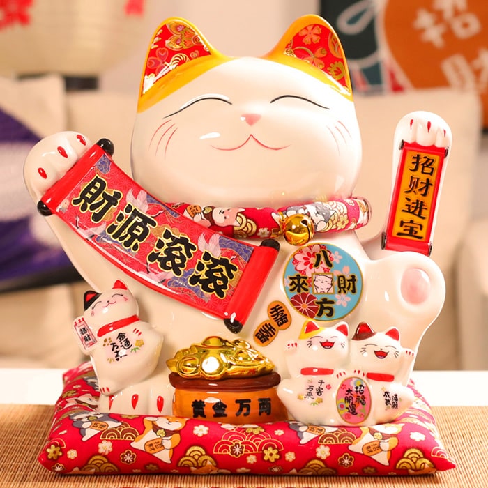 Mèo tay vẫy Tiền Vào Cuồn Cuộn