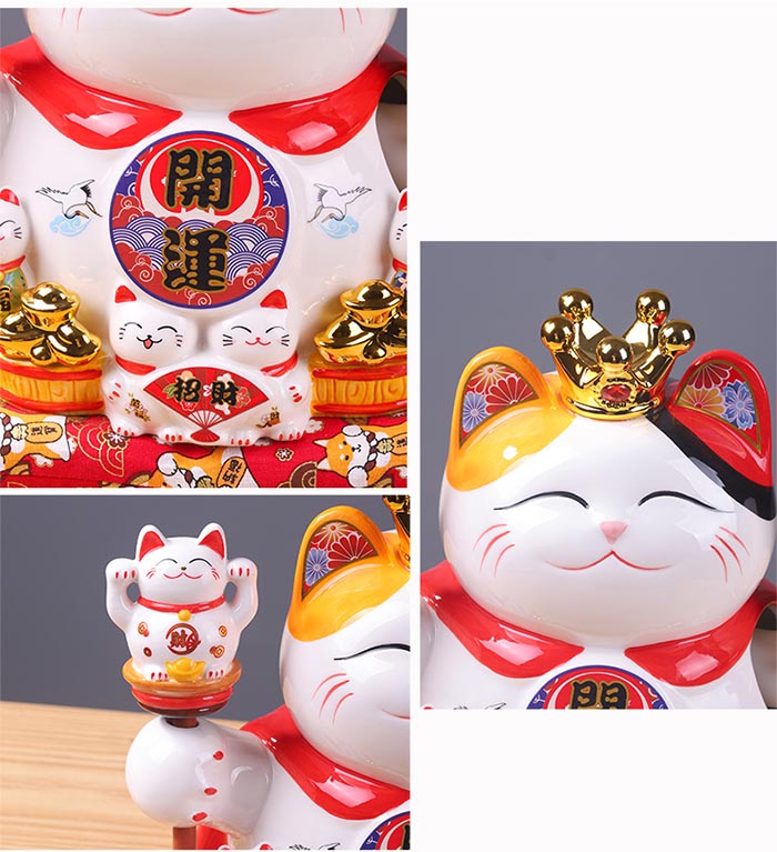 Mèo vẫy tay tài lộc sung túc