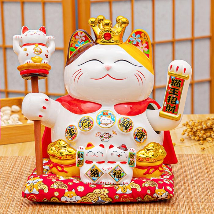 Mèo vẫy tay tài lộc sung túc