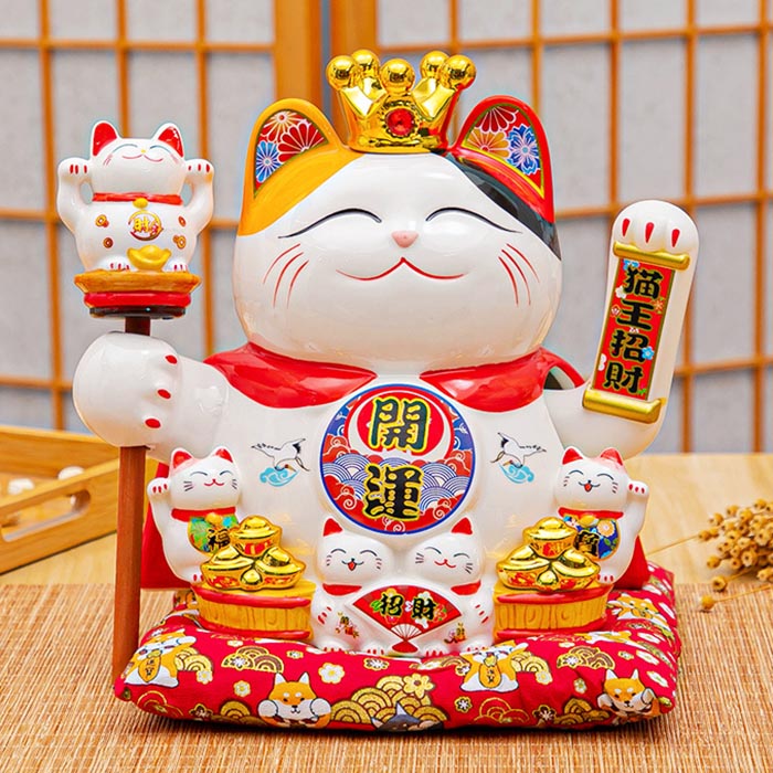 Mèo vẫy tay tài lộc sung túc