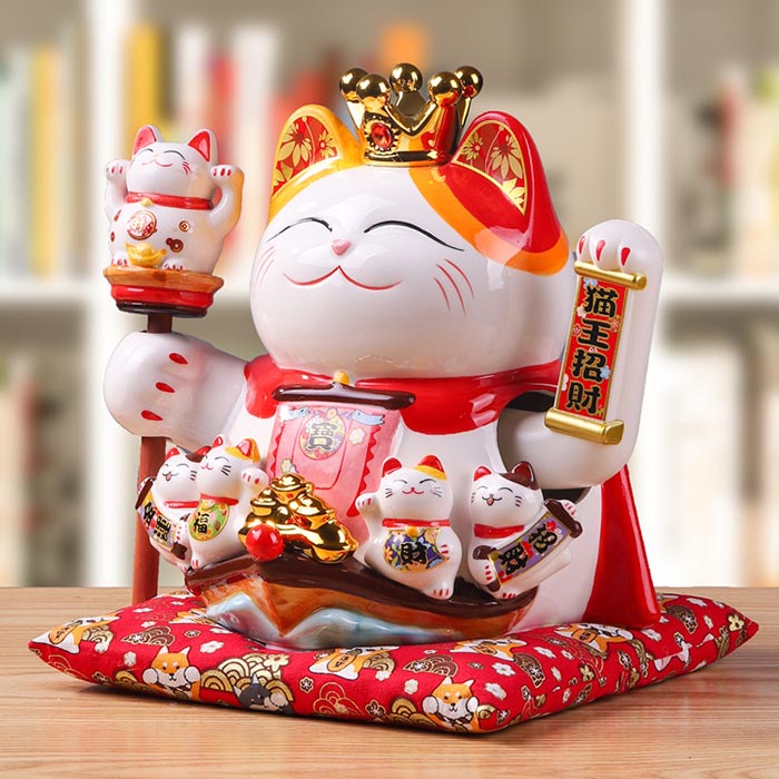 Mèo vẫy tay tài lộc sung túc