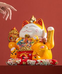 Mèo vẫy tay lửa Chiêu Tài Vượng Lộc 