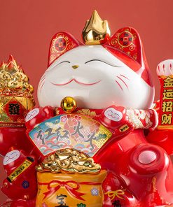 Mèo vẫy tay lửa Chiêu Tài Vượng Lộc 