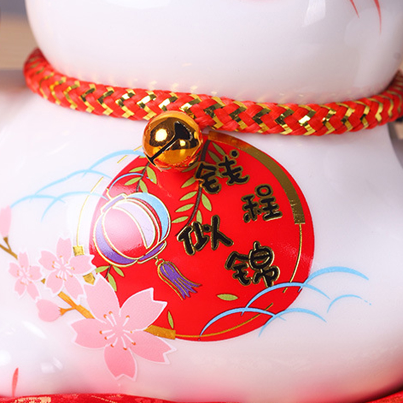 Mèo vẫy tay hoa khai phú quý Mèo vẫy tay hoa khai phú quý