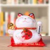 Mèo vẫy tay hoa khai phú quý