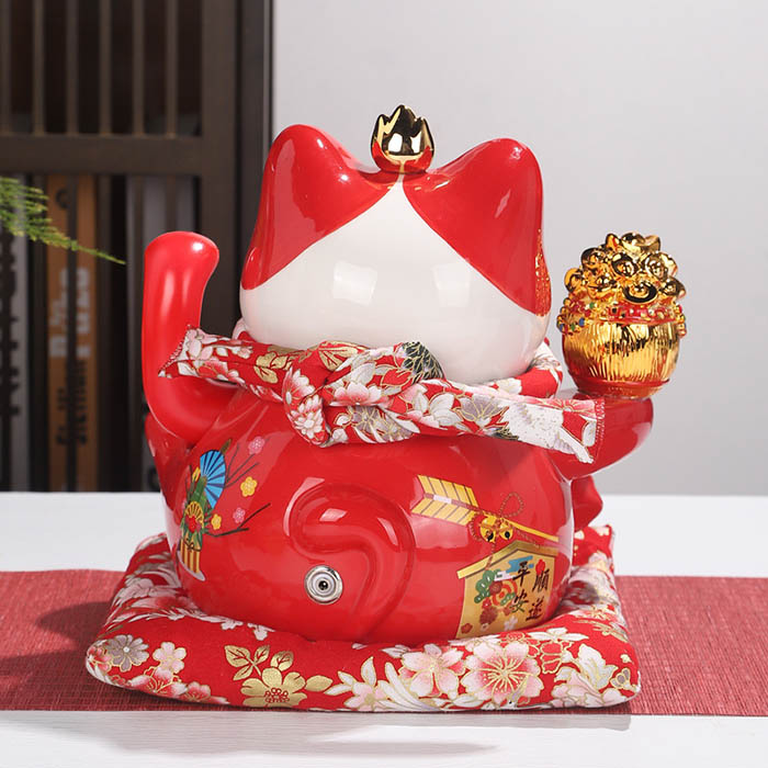 Mèo vẫy tay lửa Chiêu Tài Vượng Lộc 