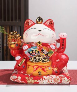 Mèo vẫy tay lửa Chiêu Tài Vượng Lộc 
