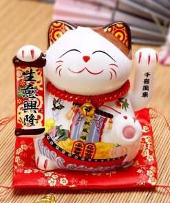 Mèo vẫy tay Vận May Như Ý - 14cm