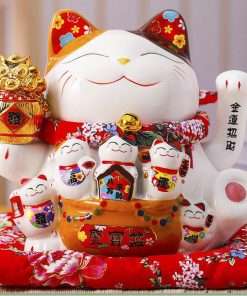 Mèo vẫy tay Làm ăn tấn tới - cao 21cm
