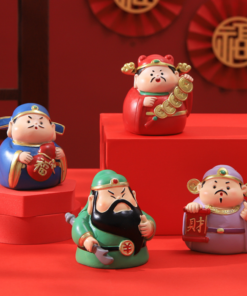 Bộ 5 tượng Thần tài Phước Lộc 7cm