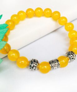 Vòng tay phong thủy Mã não Vàng