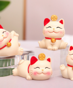 Mèo thần tài mini Hạnh phúc viên mãn