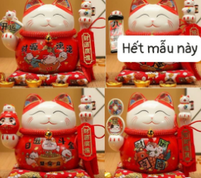 Quà tân gia ý nghĩa: mèo thần tài Phúc Lộc Viên Mãn