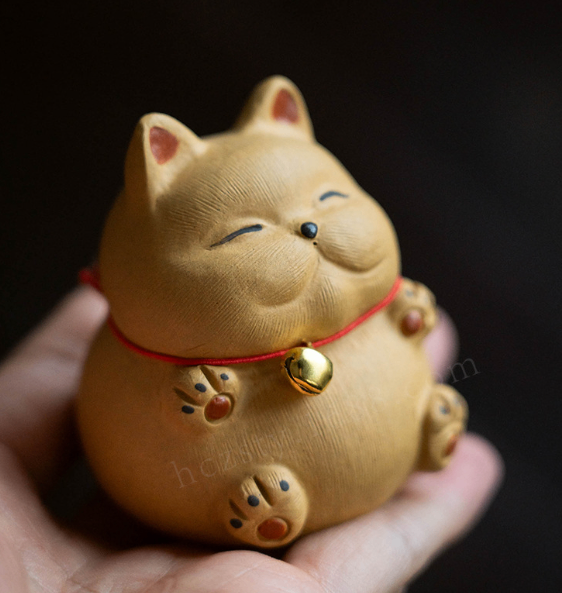 Mèo thần tài lưu hương (chưa kèm tinh dầu)