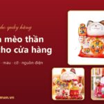 Mua mèo thần tài cho cửa hàng: 6 lưu ý về dáng tay, màu, cỡ và nguồn điện