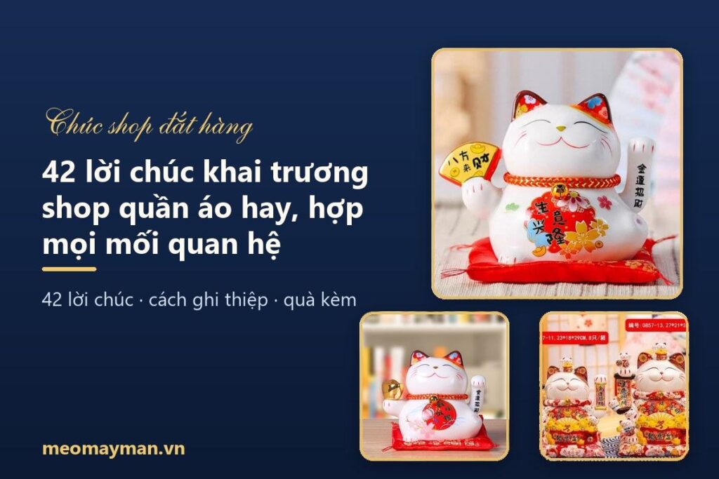 42 lời chúc khai trương shop quần áo hay, hợp mọi mối quan hệ