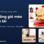 Chuông gió mèo thần tài: nguồn gốc, ý nghĩa và cách treo theo quan niệm