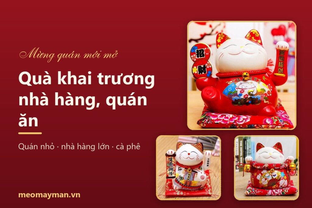 Quà khai trương nhà hàng, quán ăn: nên tặng gì để gia chủ dùng được lâu?