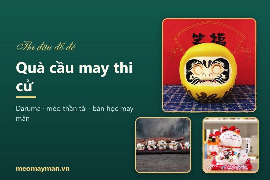 Quà cầu may thi cử: tặng gì để sĩ tử vững tâm, tự tin bước vào phòng thi?